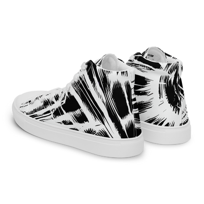 Men's High Top Canvas Shoes - Silent Thunder