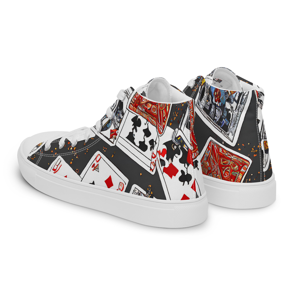 Women's High Top Canvas Shoes - Decked Out Dreams