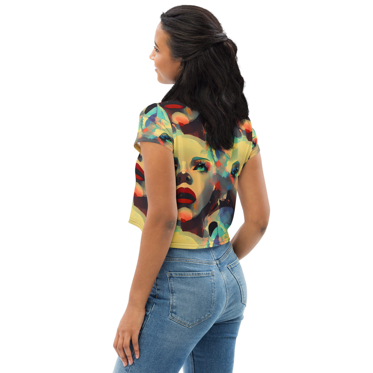 Women's Crop Tee - Astral Reflections
