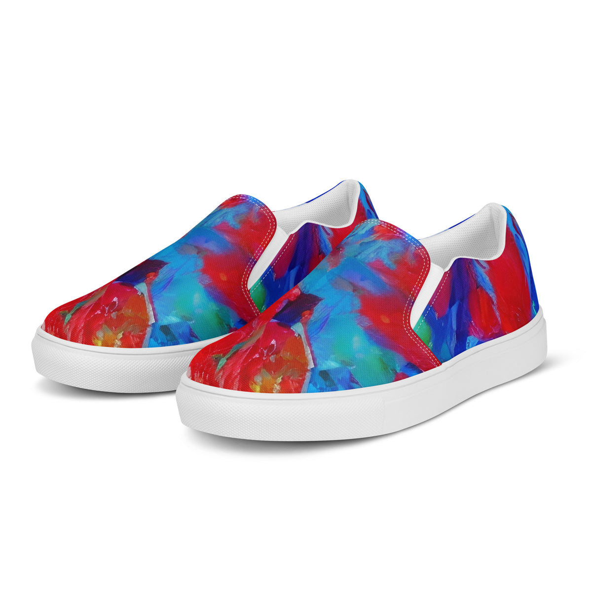 Men's Slip-On Canvas Shoes - Eclectic Breeze