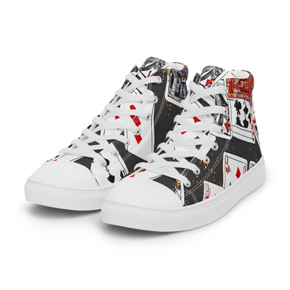 Men's High Top Canvas Shoes - Decked Out Dreams