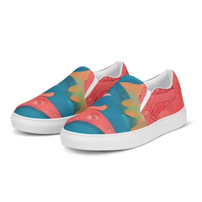 Men's Slip-On Canvas Shoes - Jurassic Jive