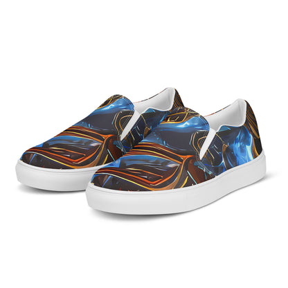 Men's Slip-On Canvas Shoes - Pimenov's Cosmos