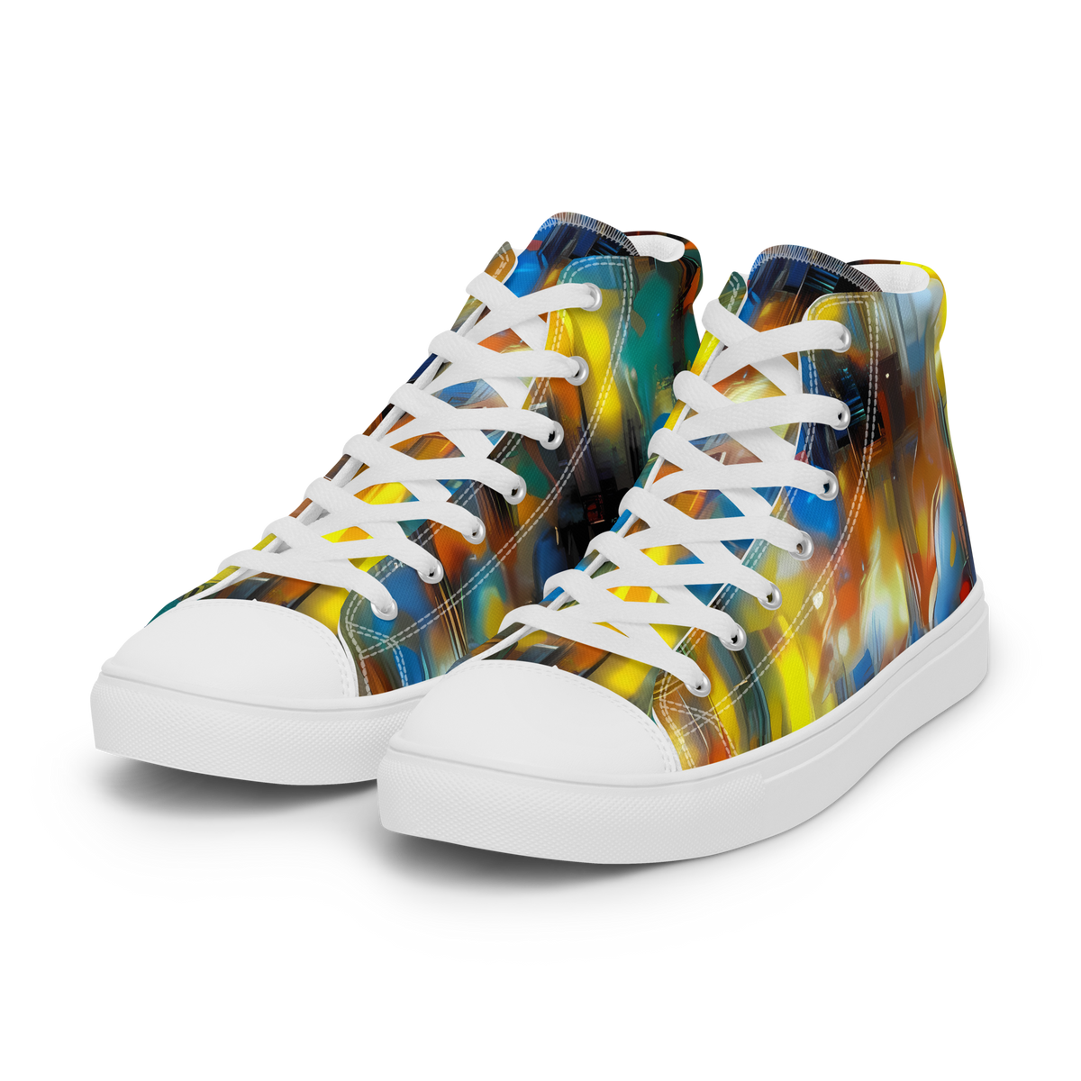 Men's High Top Canvas Shoes - Wallis Warp