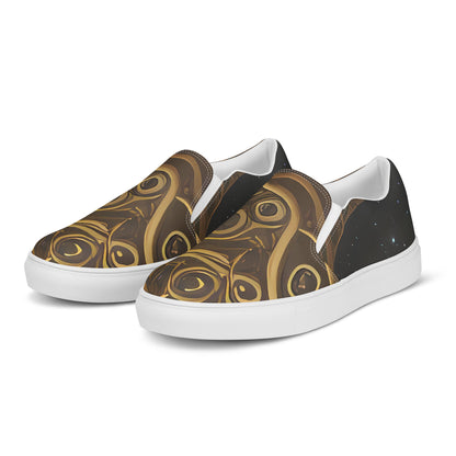 Men's Slip-On Canvas Shoes - Ethereal Coils