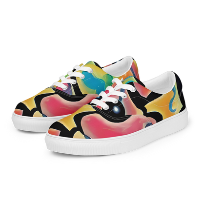 Men's Lace-Up Canvas Shoes - Midday Mirage