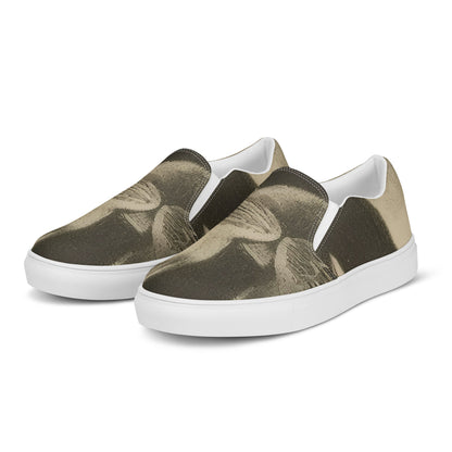 Men's Slip-On Canvas Shoes - Feline Symphony