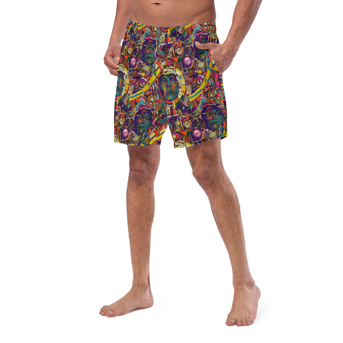 Swim Trunks - Cosmic Collage