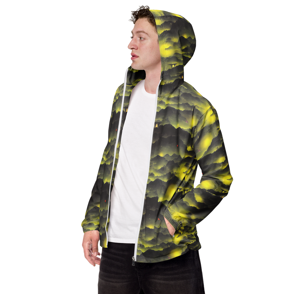 Men's Windbreaker - Spectral Isle