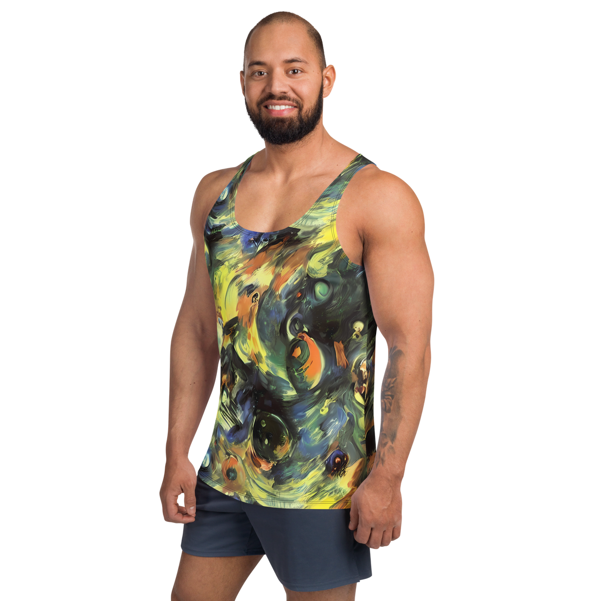 Men's Tank Top - Seve Swirl