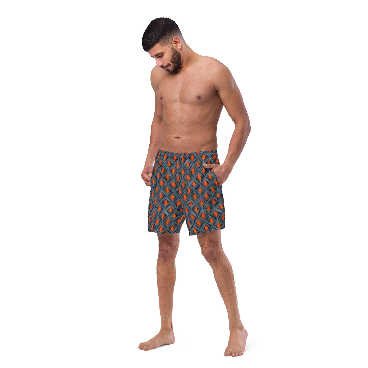 Swim Trunks - Ember Entwined