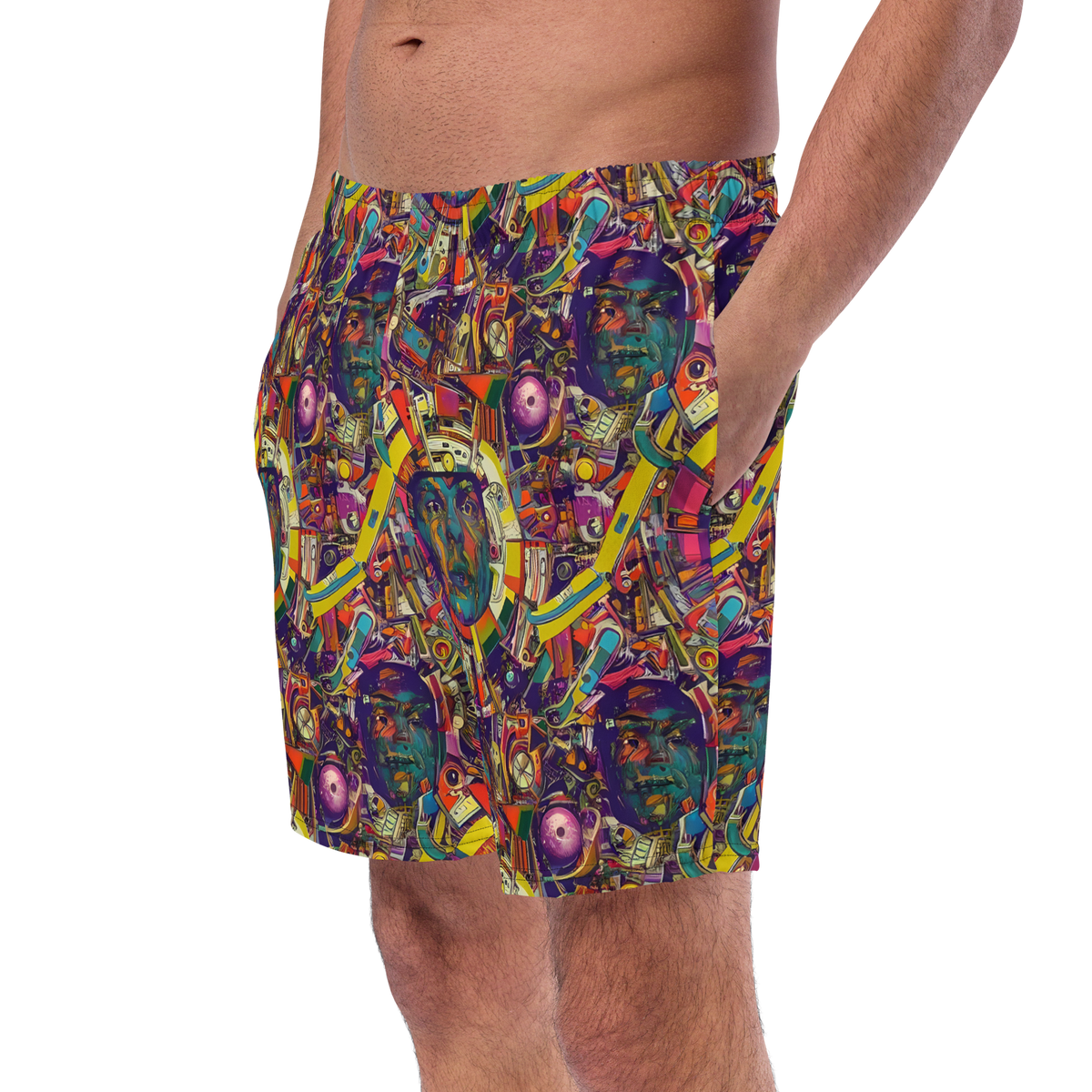 Swim Trunks - Cosmic Collage