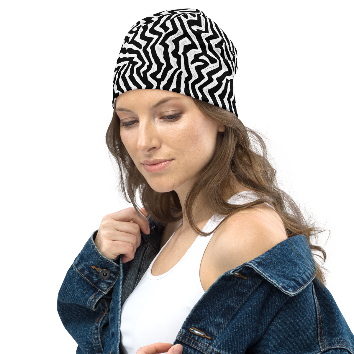 Beanie - Static Swirl