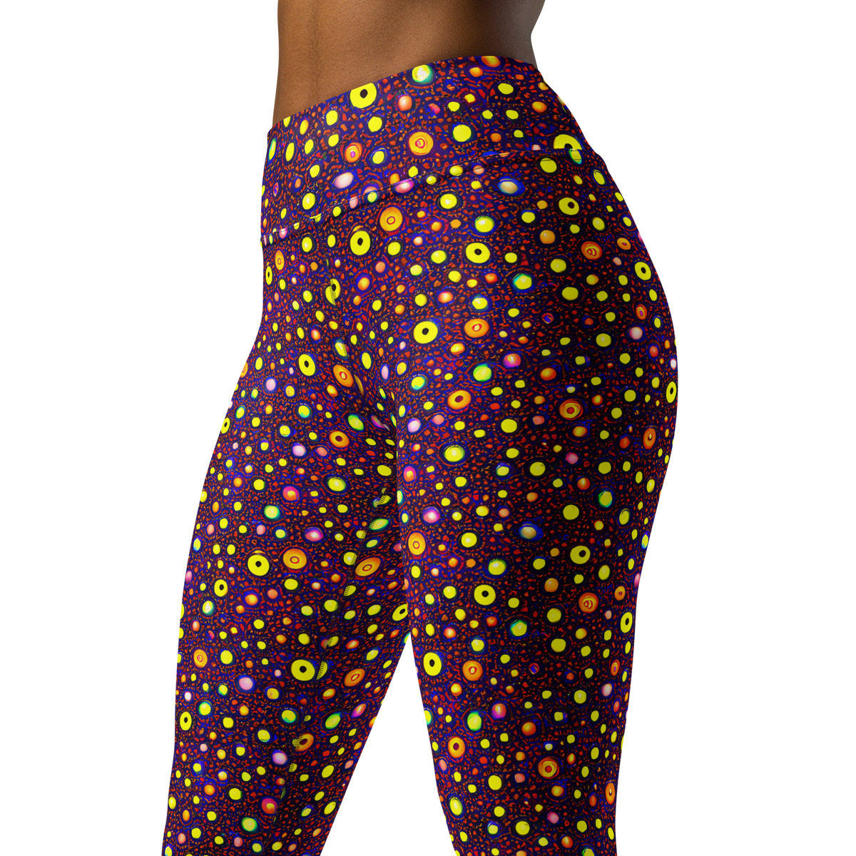 Yoga Leggings - Cosmic Dotscape
