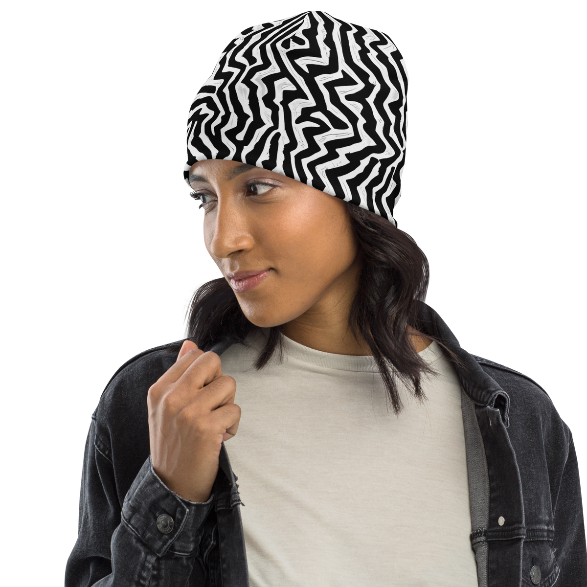 Beanie - Static Swirl