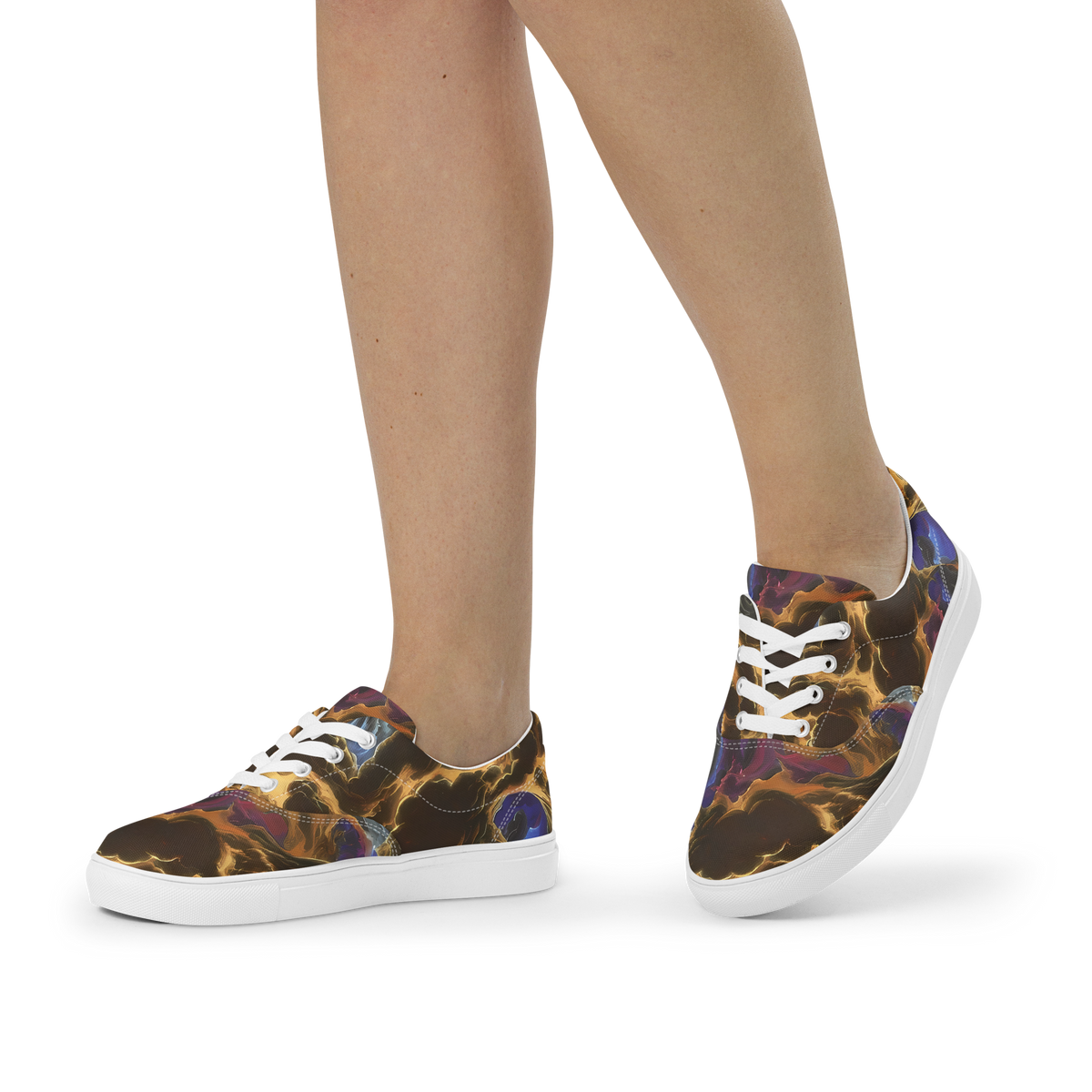 Women's Lace-Up Canvas Shoes - Vortex Virtue