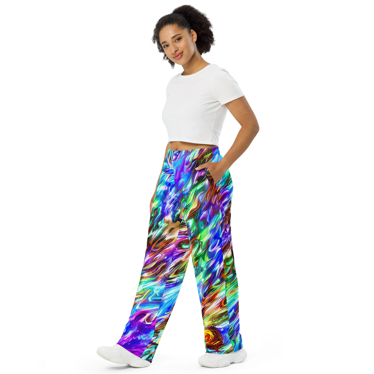 Wide-Leg Pants - Faini Whirlwind