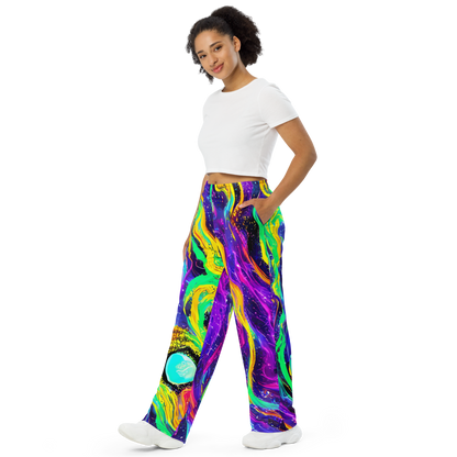 Wide-Leg Pants - Jackson Swirl