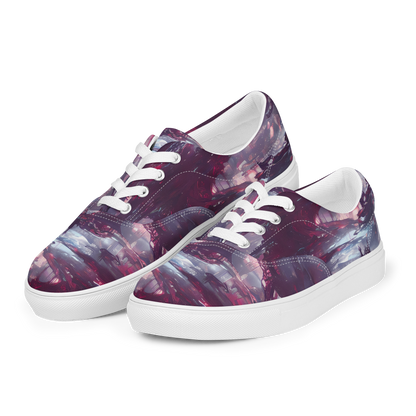 Men's Lace-Up Canvas Shoes - Twilight Fortresses