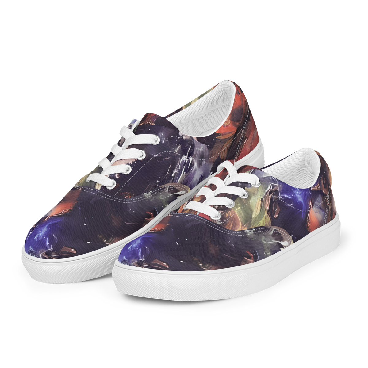 Men's Lace-Up Canvas Shoes - Twisted Terra