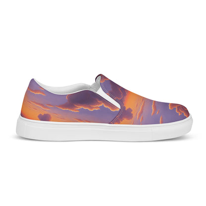 Women's Slip-On Canvas Shoes - Cotton Candy Dreams