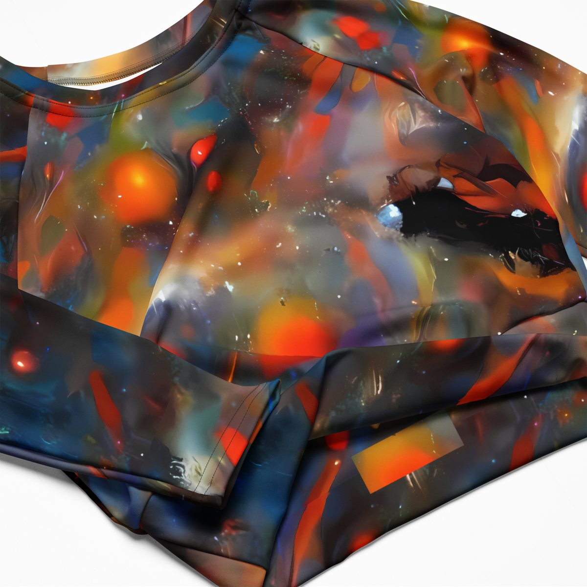 Long Sleeve Crop Top - Ethereal Eclat