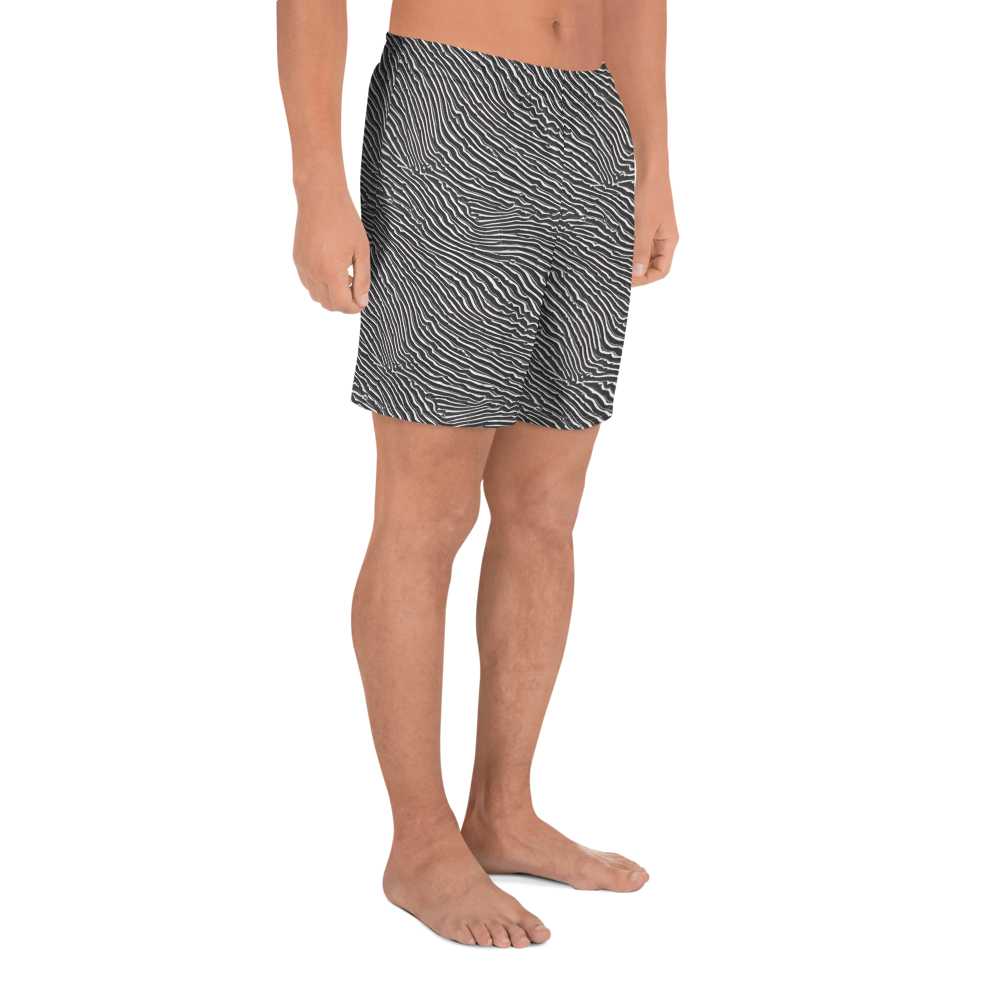 Men's Athletic Shorts - Hypnotic Waves