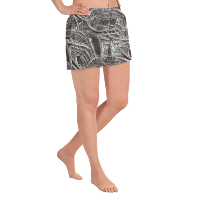 Women’s Athletic Shorts - Piranesi's Dream