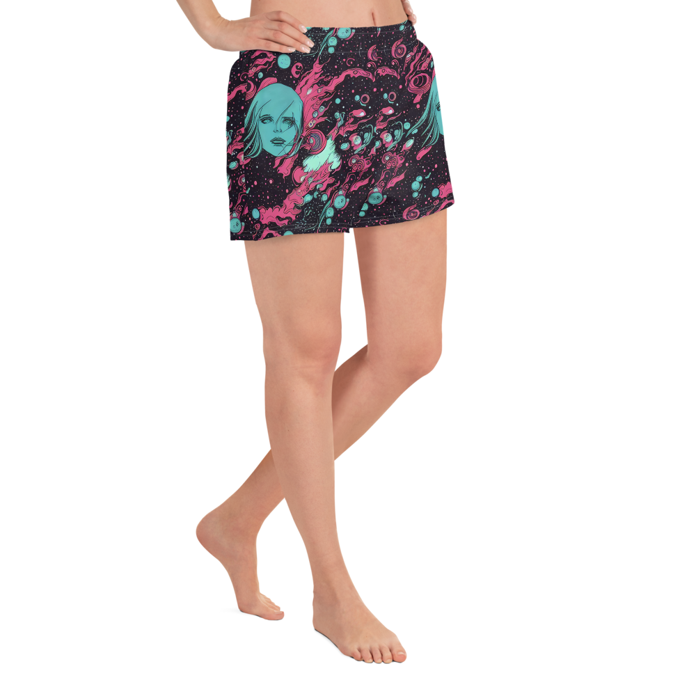 Women’s Athletic Shorts - Spectral Dreamer