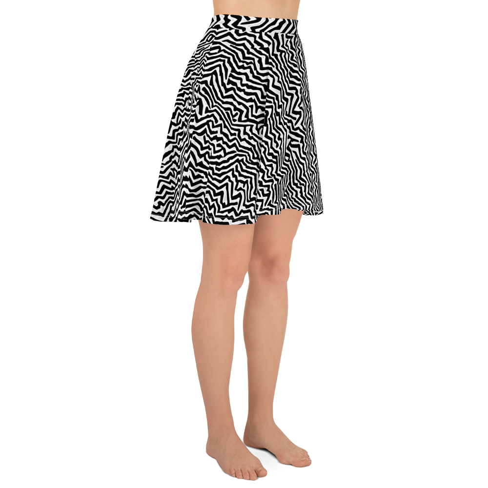 Skater Skirt - Static Swirl