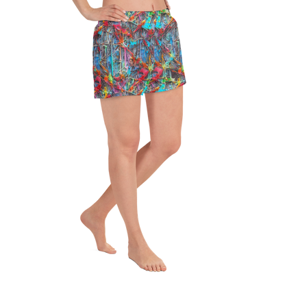 Women’s Athletic Shorts - Junkyard Jewel