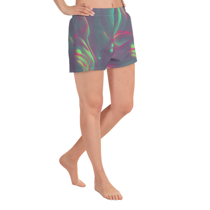 Women’s Athletic Shorts - Neon Whisper