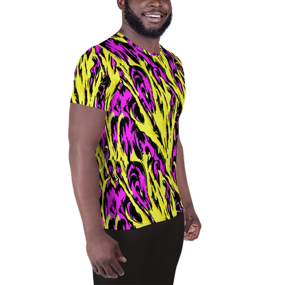 Men's Athletic T-Shirt - Neon Savanna