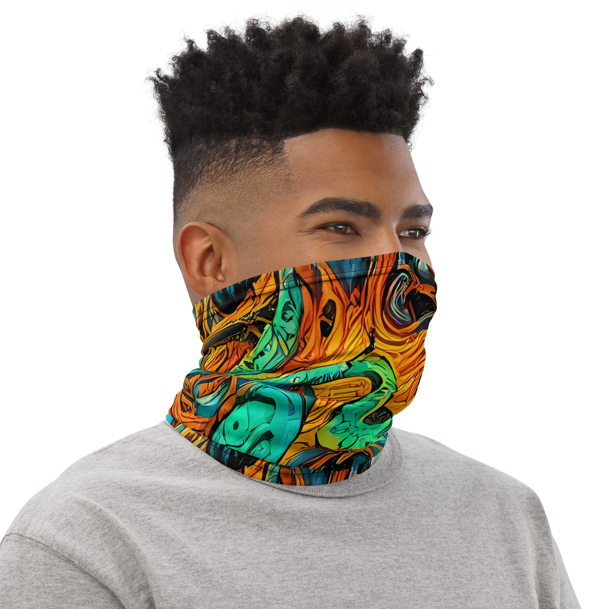 Neck Gaiter - Flaming Mirage