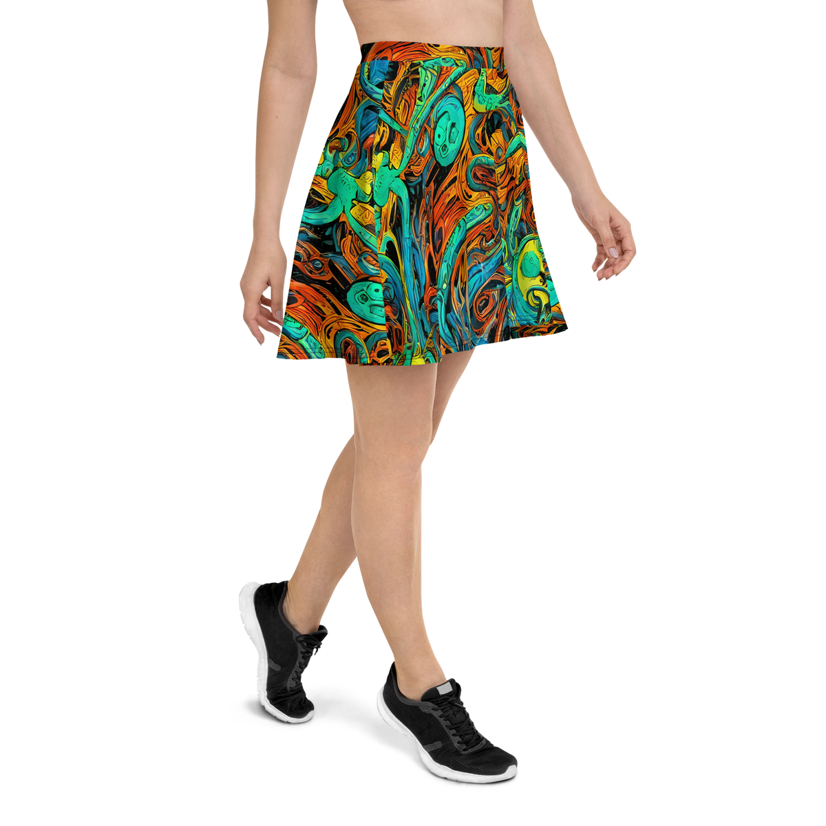 Skater Skirt - Flaming Mirage