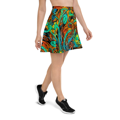 Skater Skirt - Flaming Mirage