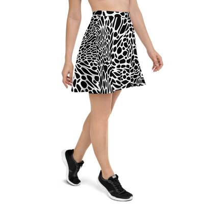 Skater Skirt - Monochrome Mystique