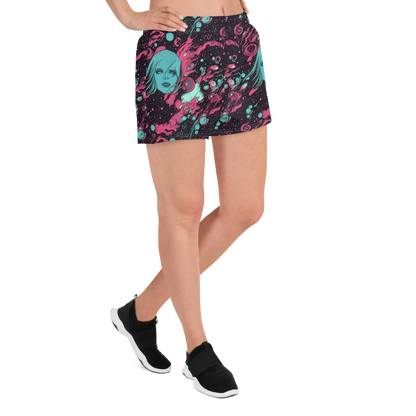 Women’s Athletic Shorts - Spectral Dreamer