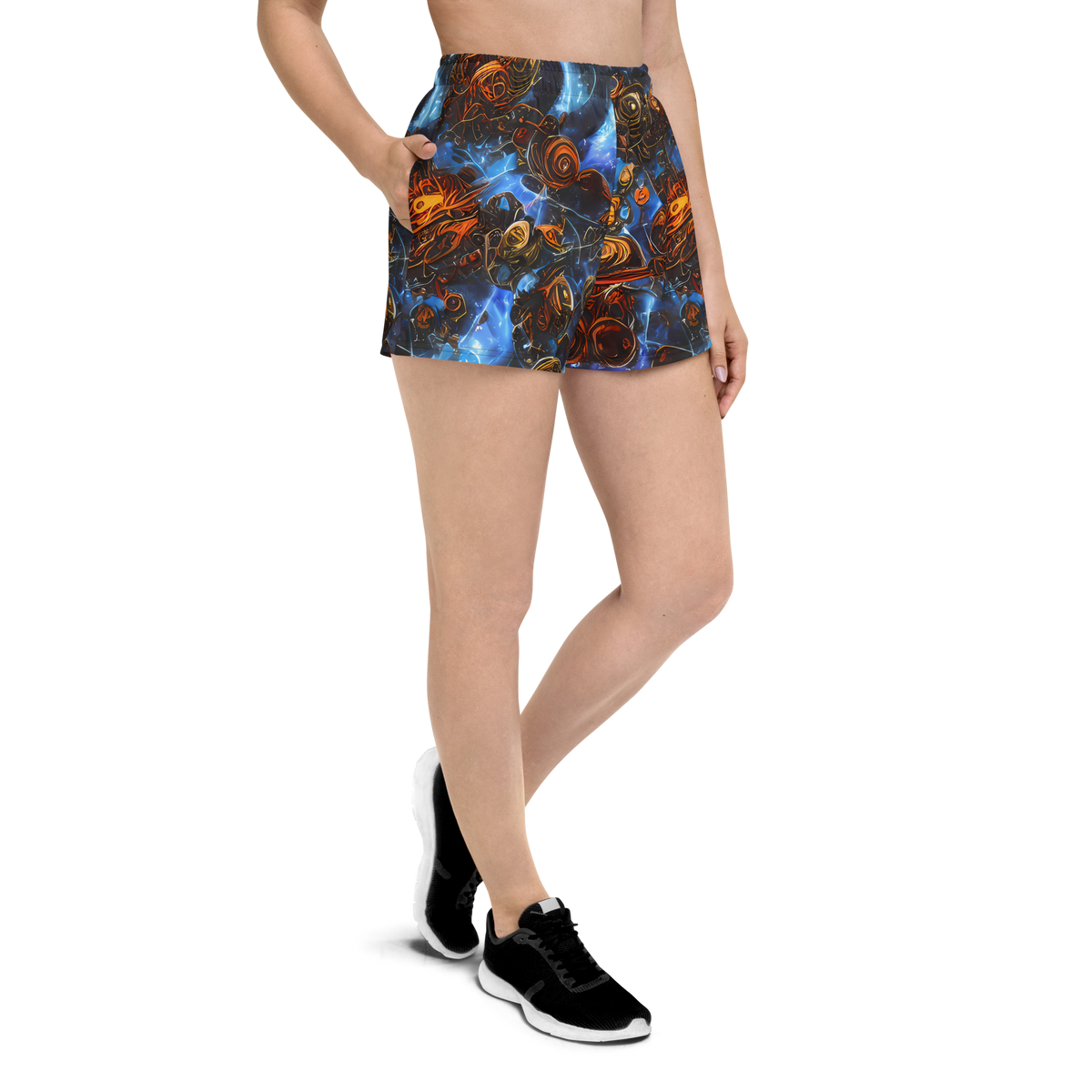 Women’s Athletic Shorts - Pimenov's Cosmos