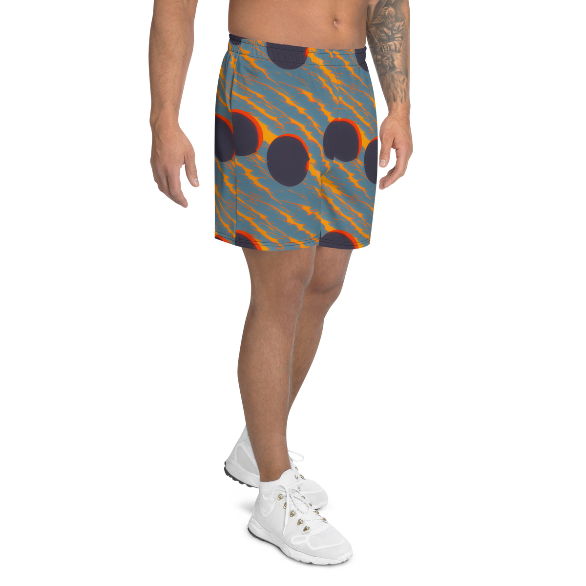 Men's Athletic Shorts - Flames of Gravity