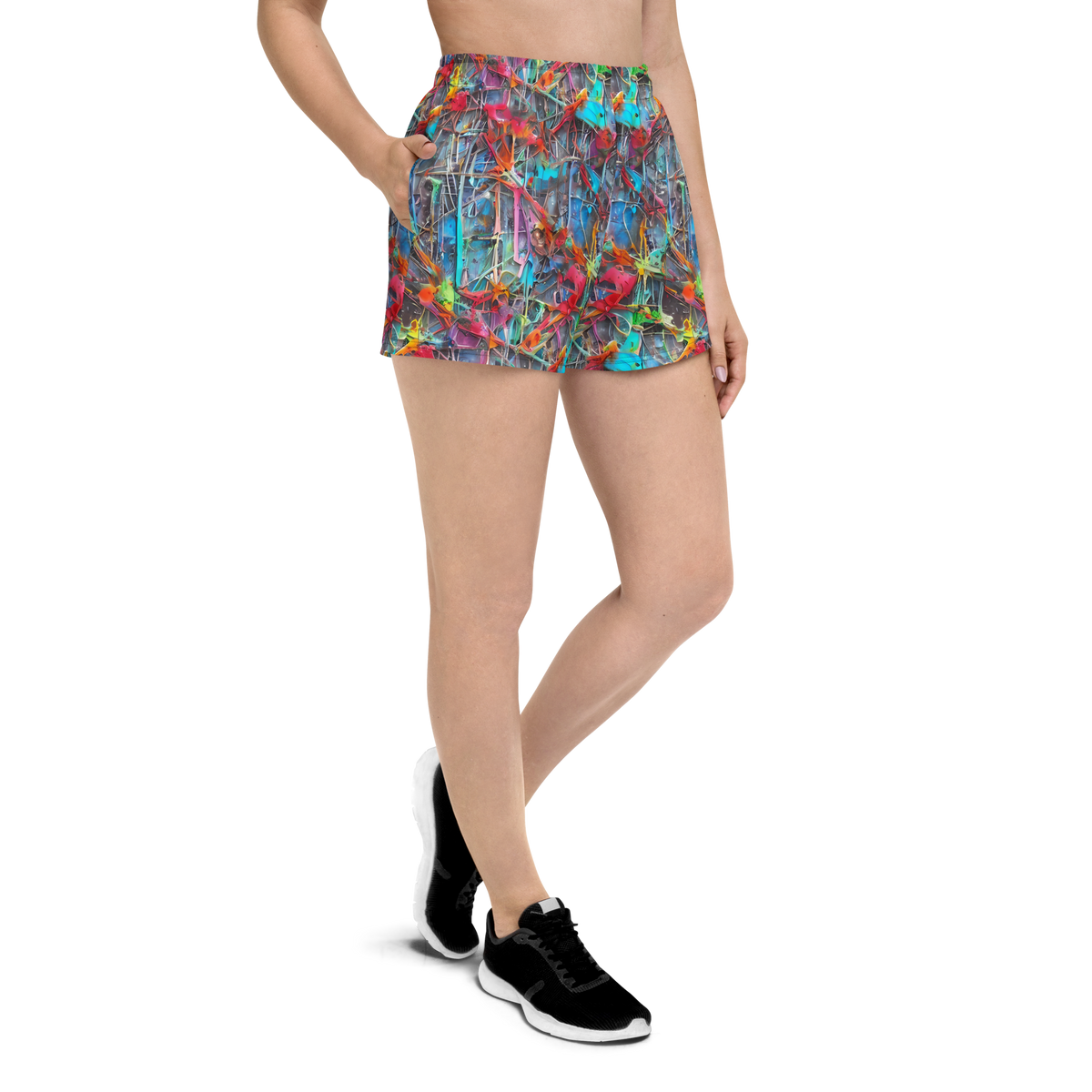 Women’s Athletic Shorts - Junkyard Jewel