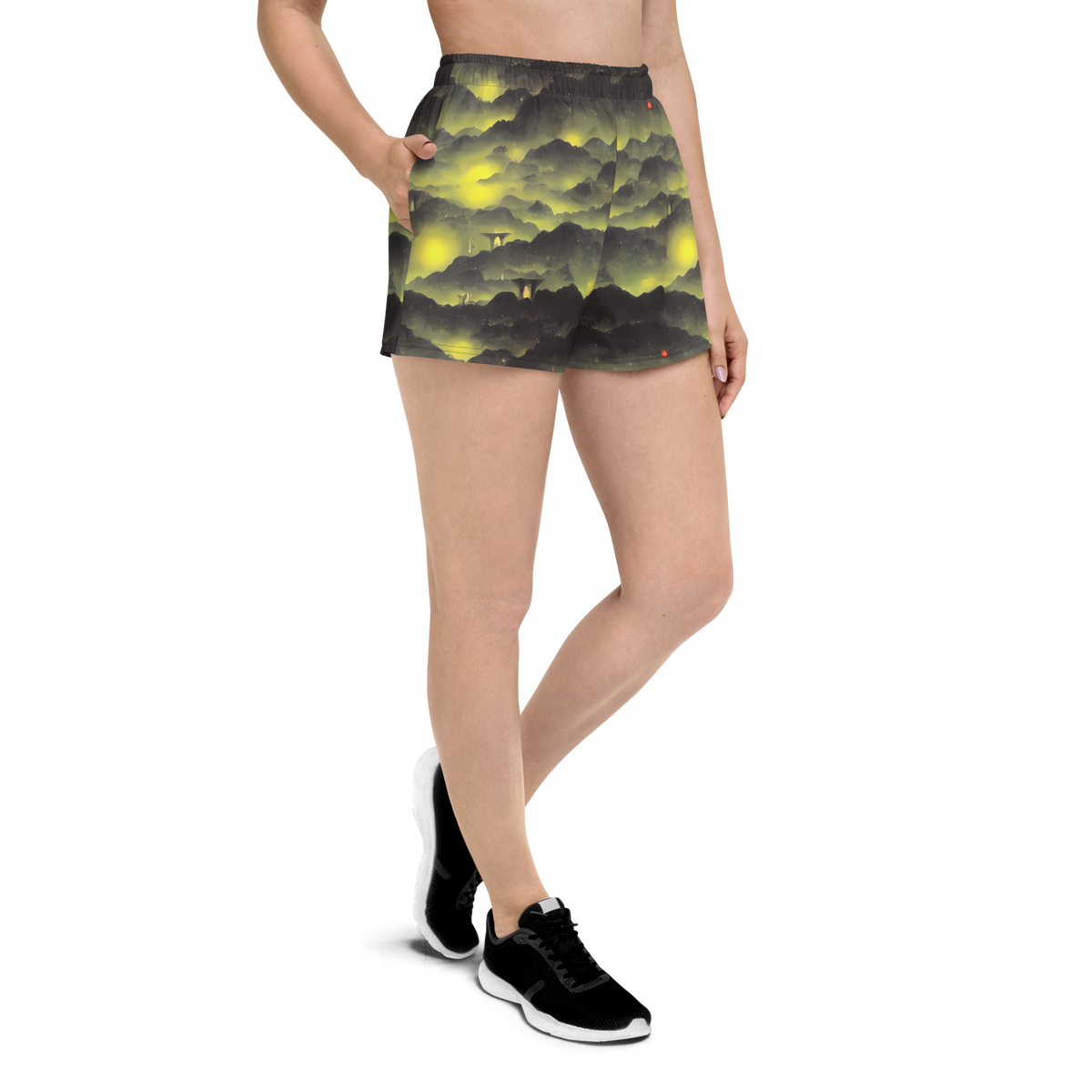 Women’s Athletic Shorts - Spectral Isle