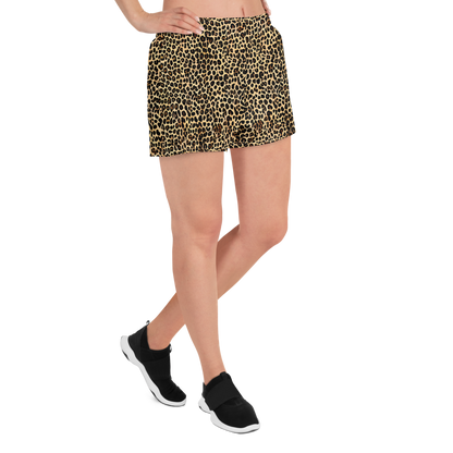 Women’s Athletic Shorts - Cheetah Mosaic