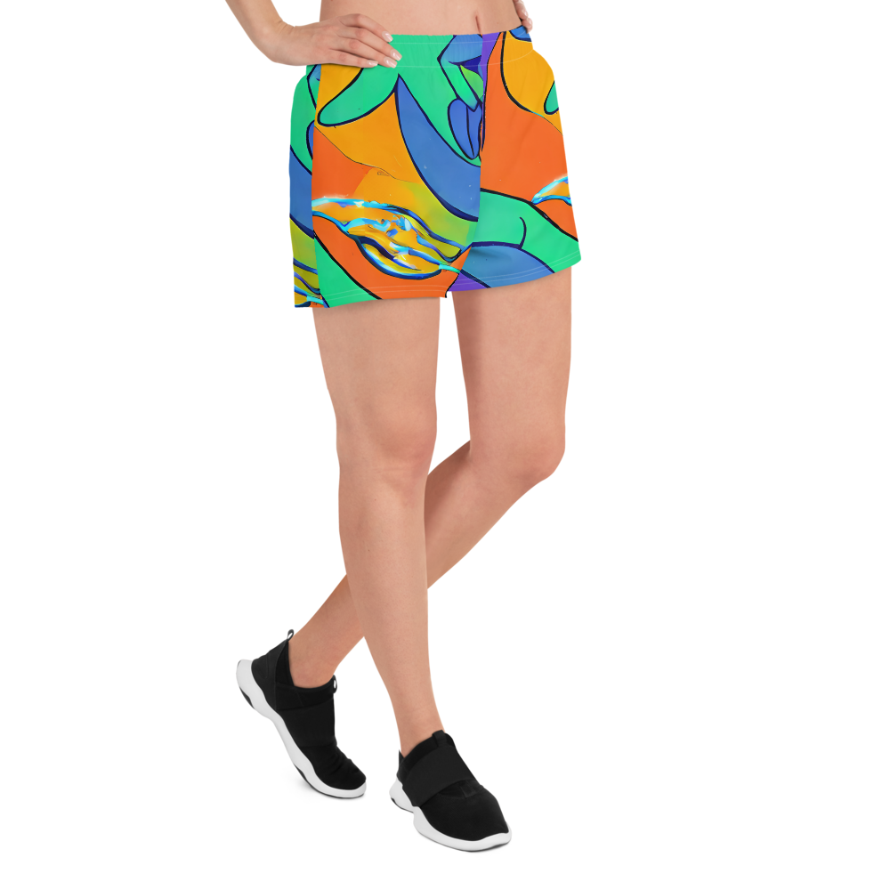 Women’s Athletic Shorts - Archipenko Dream