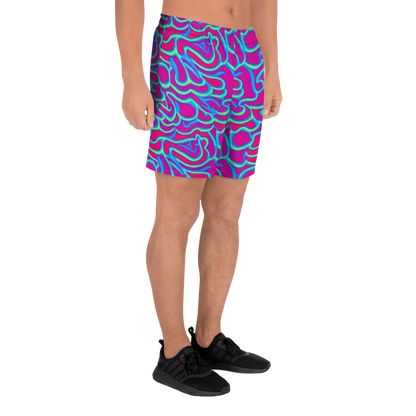 Men's Athletic Shorts - Aquatic Ember