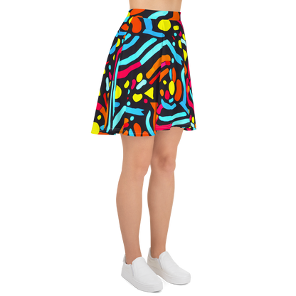 Skater Skirt - Midnight Stream