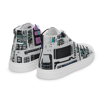 Women's High Top Canvas Shoes - Wired Wonders