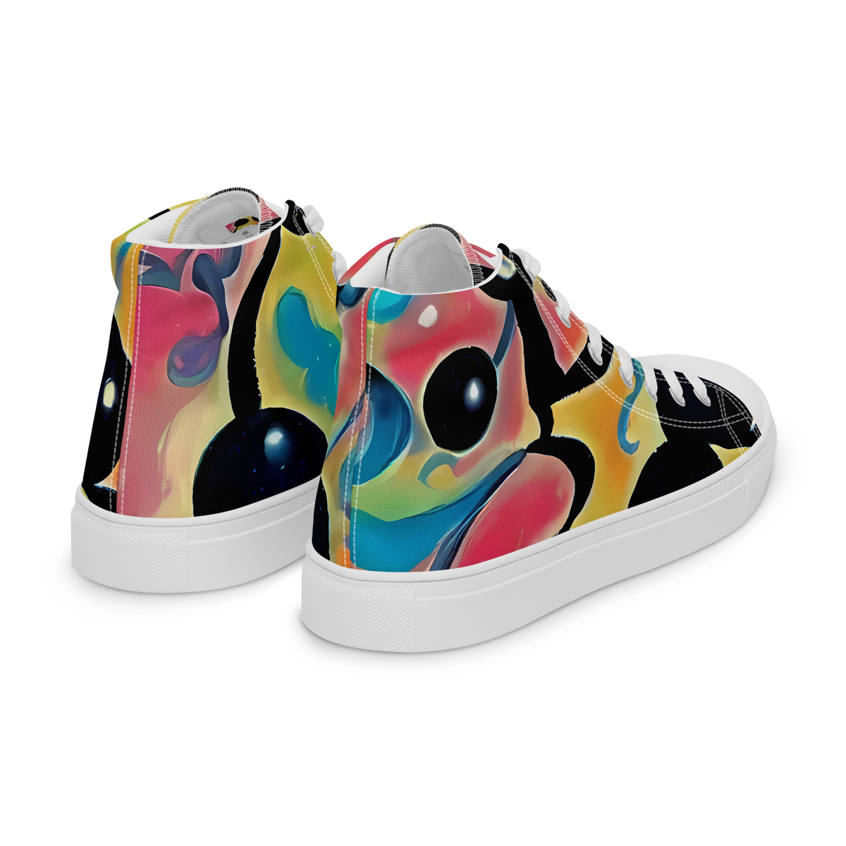 Women's High Top Canvas Shoes - Midday Mirage