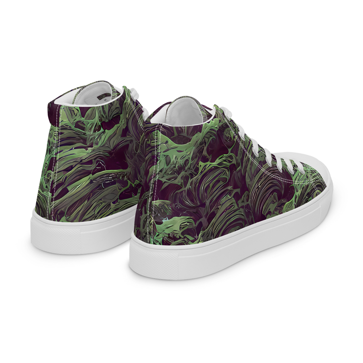 Women's High Top Canvas Shoes - Knab Whorls