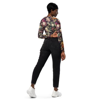 Long Sleeve Crop Top - Visions of the Unseen